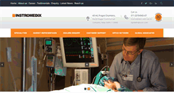 Desktop Screenshot of instromedixindia.com